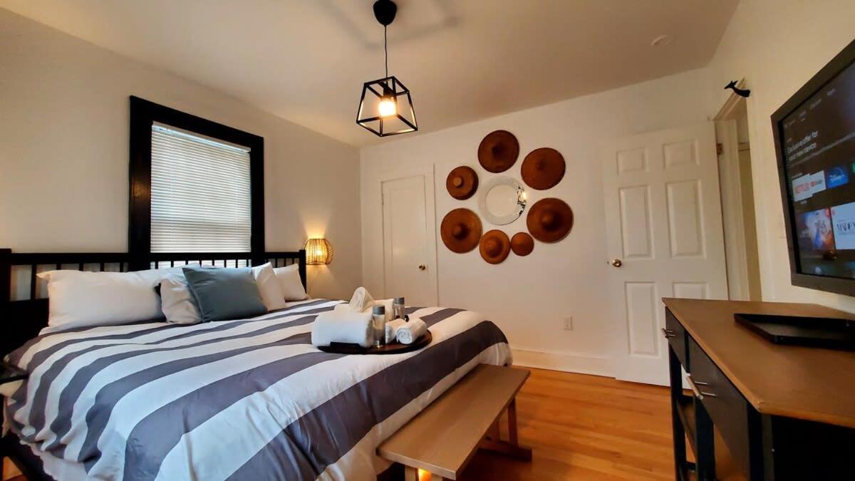The Blue Sapphire 2Br 2 King Beds & Ample Backyard Daire Bridgeport Dış mekan fotoğraf